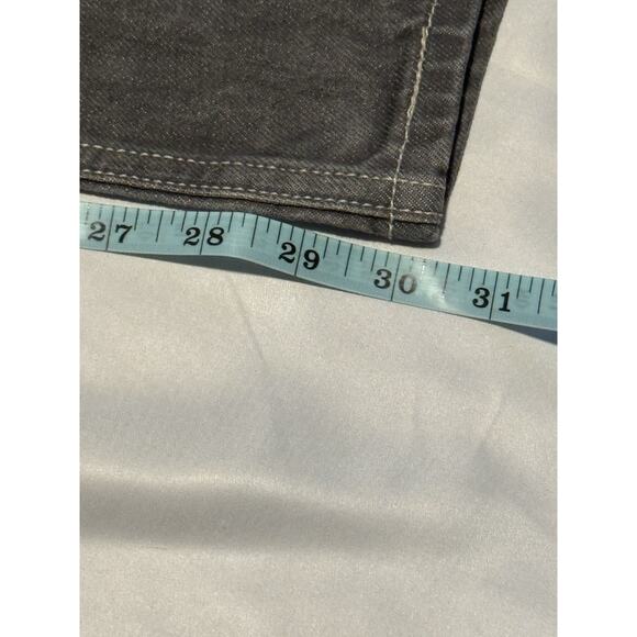 Vintage Button Fly Levi’s 501 Original Fit Straight Leg Jeans Grey Mens 33x32 - Picture 11 of 13